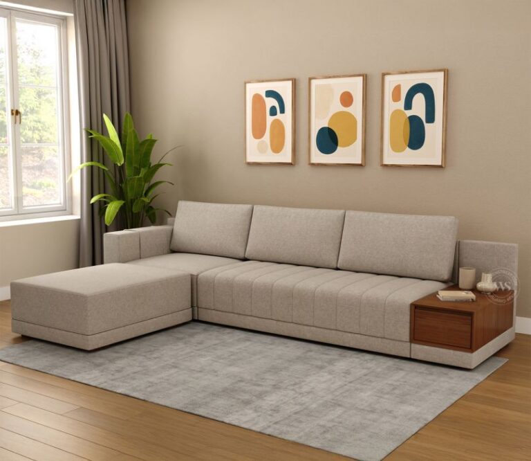 buy l shape sofa design from wooden street
