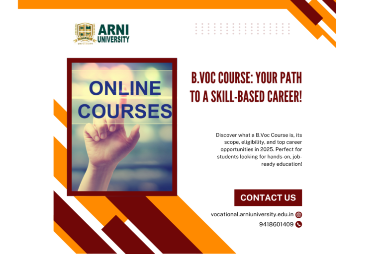 B.Voc Course.