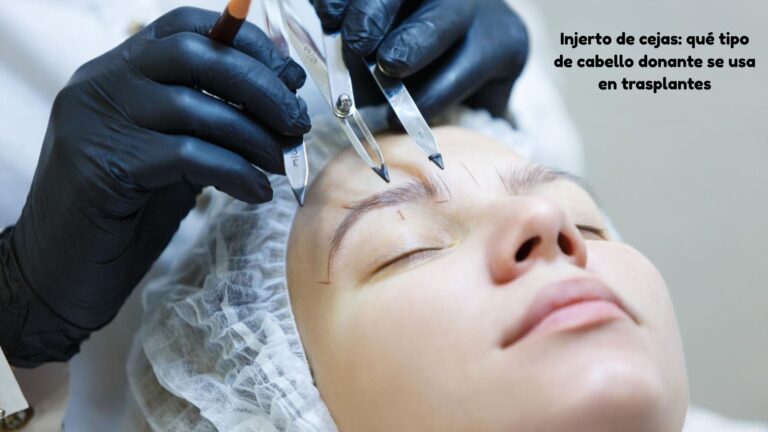 trasplante de cejas